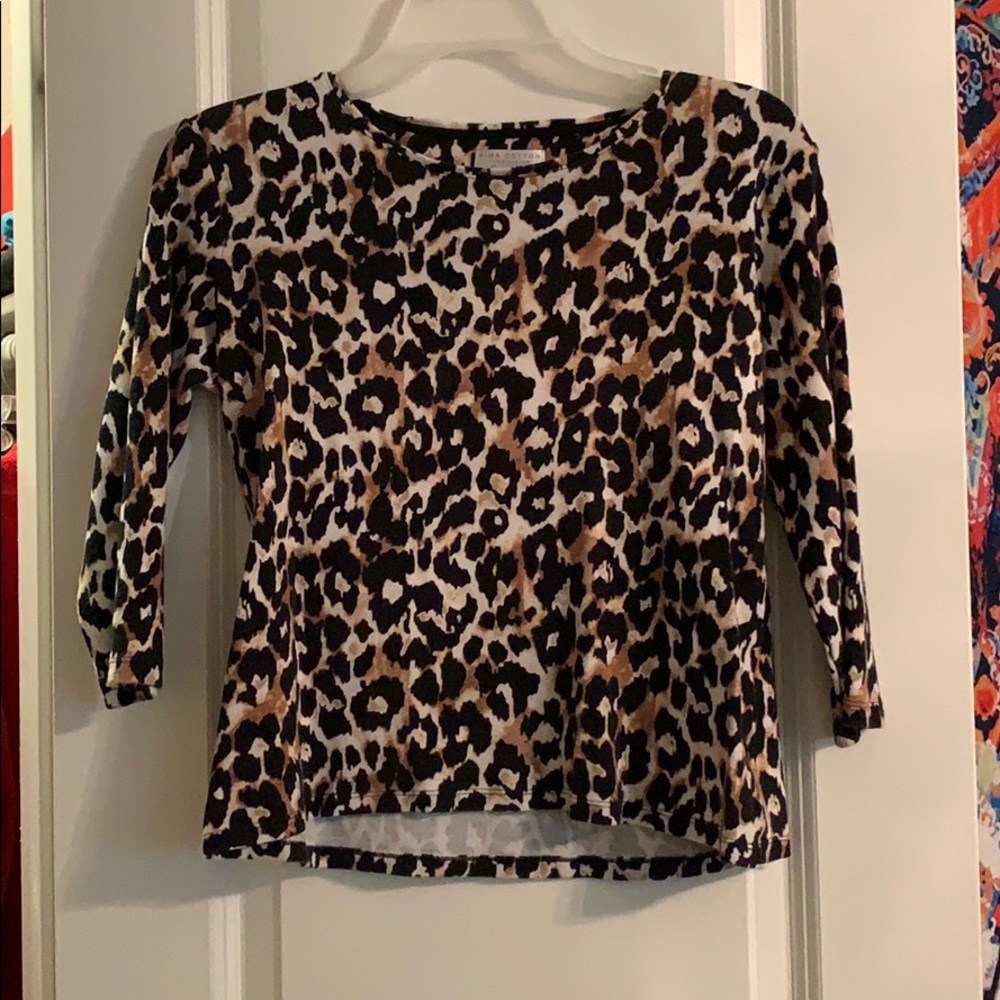 Leopard print blouse